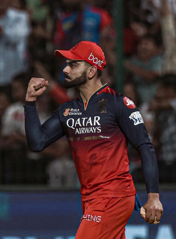 calm virat kohli celebration
